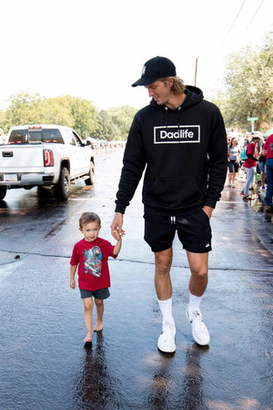 Dadlife Hoodie Zwart