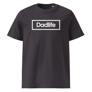 cadeau voor vader – grijs dadlife t-shirt met siliconen brick print en luxe cadeauverpakking
