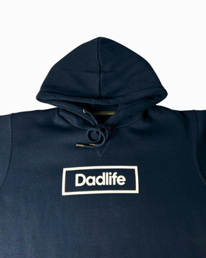 Dadlife navy trui close up