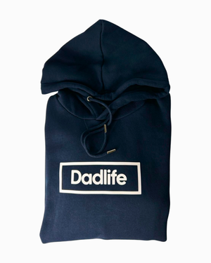 Dadlife navy trui gevouwen