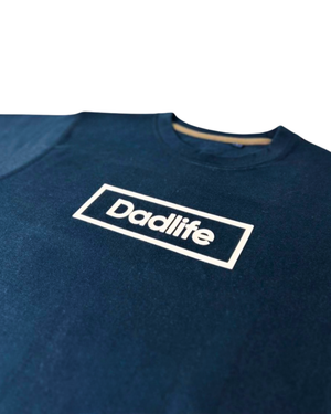 Dadlife tshirt navy close up