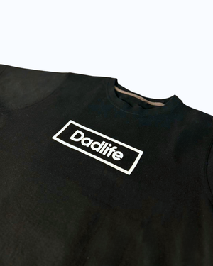 Dadlife tshirt zwart close up