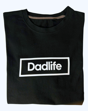 Dadlife zwart tshirt gevouwen