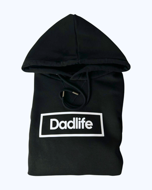 Zwarte Dadlife trui gevouwen